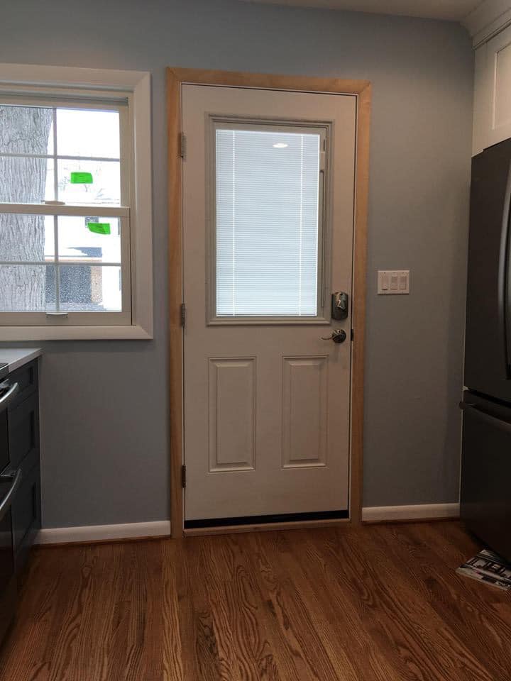 JK Unlimited Services installs - Front Door Interior